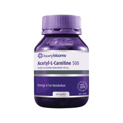 H.blooms Acetyl L Carnitine 500 60c
