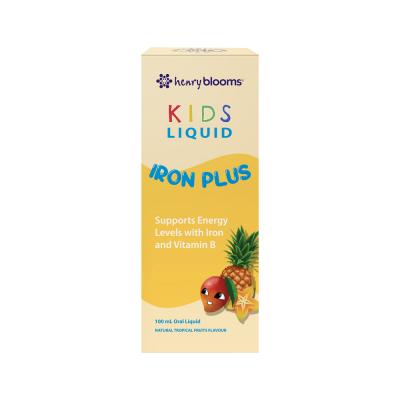 H.blooms Kids Liquid Iron Plus Tropical 100ml