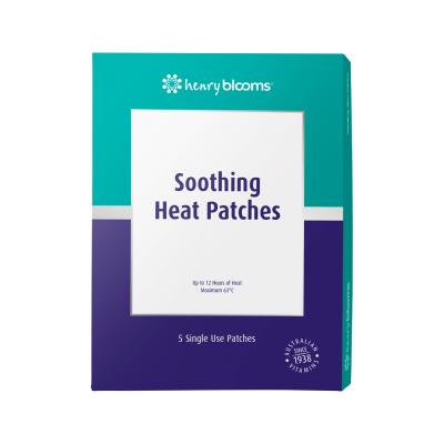 H.blooms Soothing Heat Patches (single Use) X 5 Pack
