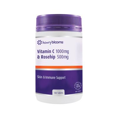 H.blooms Vitamin C 1000mg And Rosehip 500mg 180t