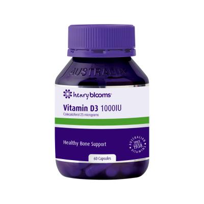H.blooms Vitamin D3 1000 Iu 60c