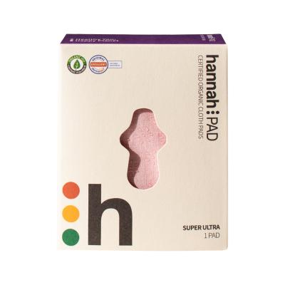 Hannah Pad Org Cotton Reusable Cloth Pad Super Ultra