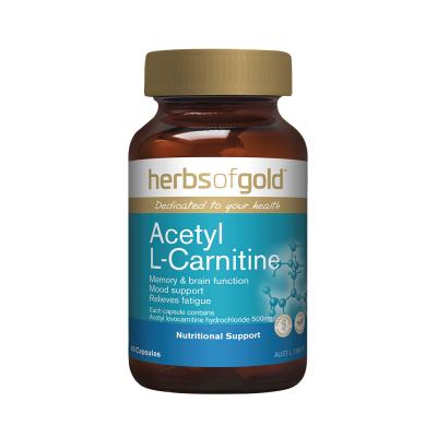 Herbs Of Gold Acetyl L Carnitine 60c