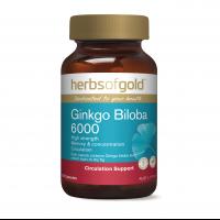 Herbs Of Gold Ginkgo Biloba 6000 120vc