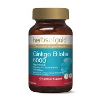 Herbs Of Gold Ginkgo Biloba 6000 60vc