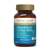 Herbs Of Gold Magnesium Citrate 900 60vc