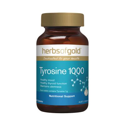 Herbs Of Gold Tyrosine 1000 60t