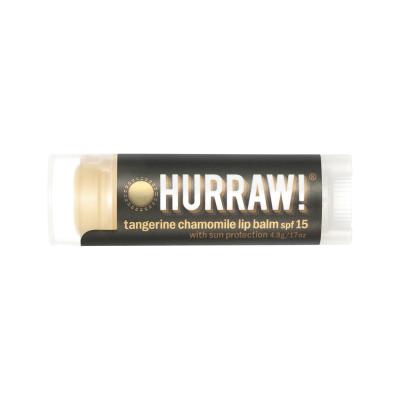 Hurraw! Org Lip Balm Tangerine Chamomile With Sfp 15 4.8g