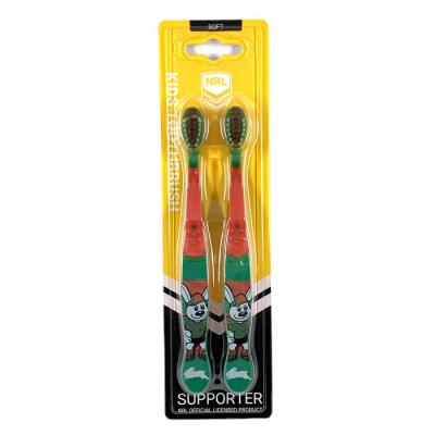 Nrl Mascot Kids Toothbrush - Raiders 2 Pack