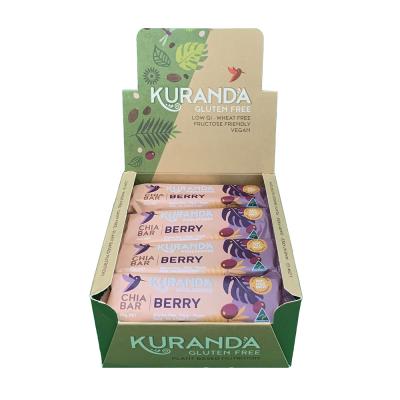 Kuranda Glut Free Chia Bars Chia & Berry 40g X 16