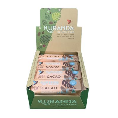 Kuranda Glut Free Chia Bars Chia & Cacao Nibs 40g X 16