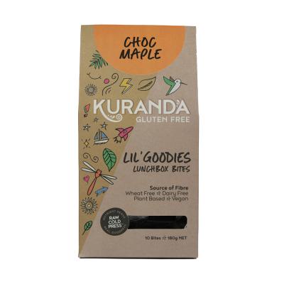 Kuranda Glut Free Lil Goodies Lunchbox Choc Maple 18g X 10