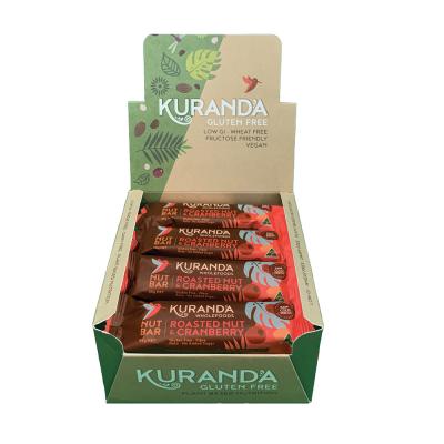 Kuranda Glut Free Nut Bars Roasted Nut Cranberry 45g X 16