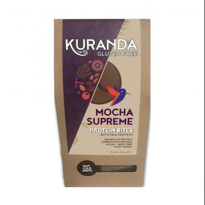 Kuranda Glut Free Protein Bites Mocha Supreme 20g X 9