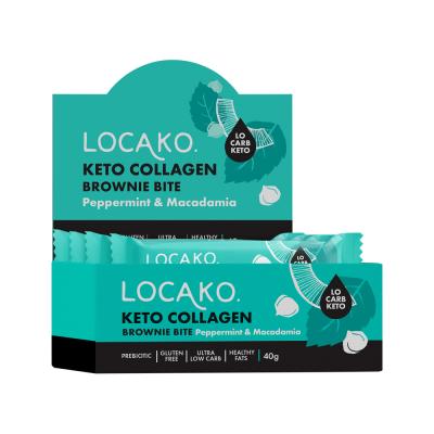 Locako Brownie Bite Peppermint Macadamia 40g X 15 Disp