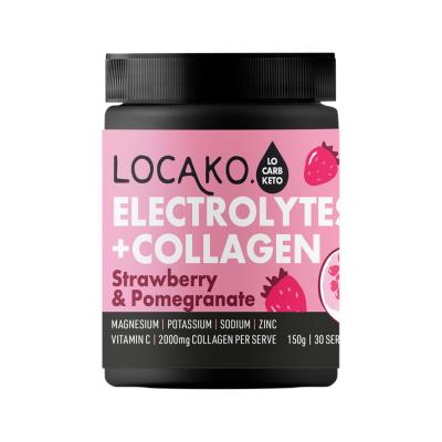 Locako Electrolytes Collagen Strawberry Pomegranate 150g
