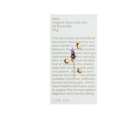 Love Tea Organic Ayurvedic Tea Vata X 20 Pyramids