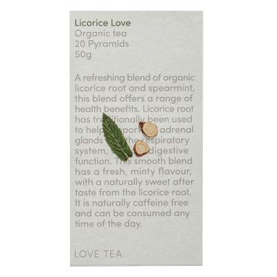 Love Tea Organic Licorice Love X 20 Pyramids