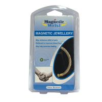 Magnetic Rope Twist (gold And Silver) Bangle