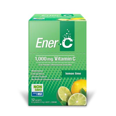 Martin Pleasance Ener C Vit C Lemon Lime Sachet 9.5g X 12pk