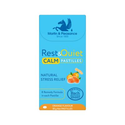 Martin Pleasance Rest & Quiet Calm Pastilles Orange 50g