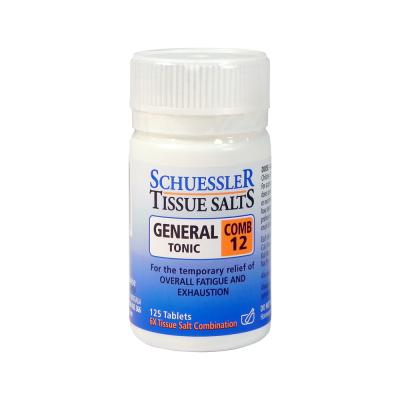 Martin & Pleasance Schuessler Tissue Salts Comb 12 (general Tonic) 125t
