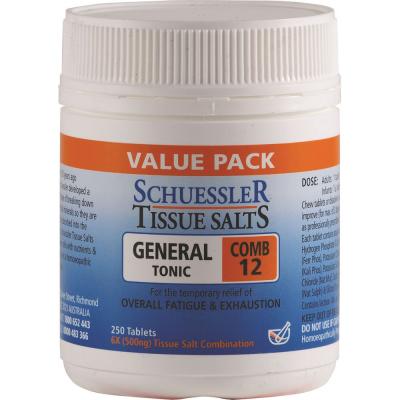Martin Pleasance Tissue Salts Comb 12 (general Tonic) 250t