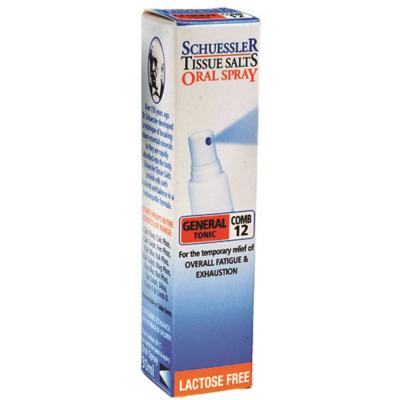Martin Pleas Tissue Salts Comb 12 General Tonic Spray 30ml