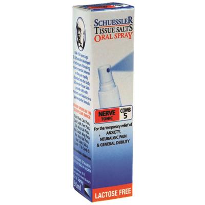 Martin & Pleasance Schuessler Tissue Salts Comb 5 (nerve Tonic) Spray 30ml