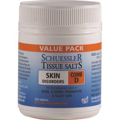 Martin Pleasance Tissue Salts Comb D (skin Disorders) 250t