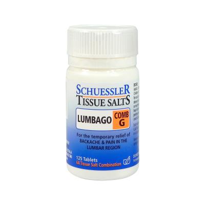 Martin Pleasance Tissue Salts Comb G (lumbago) 125t