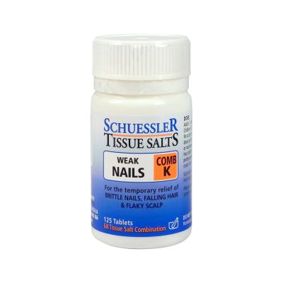 Martin Pleasance Tissue Salts Comb K (weak Nails) 125t