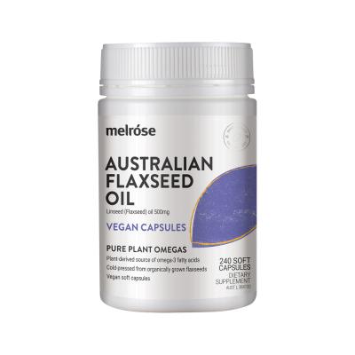 Melrose Aust Flaxseed Oil Cap Vegan