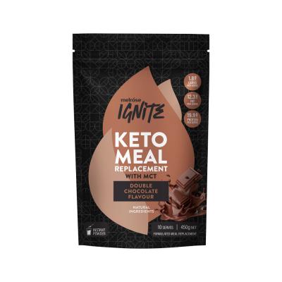 Melrose Ignite Keto Meal Replacement Double Choc 450g