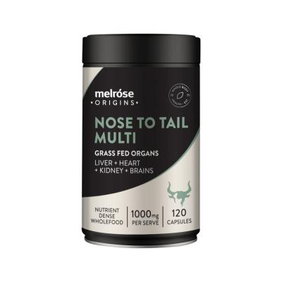 Melrose Nose To Tail Multi (grass Fed Organs) 120c