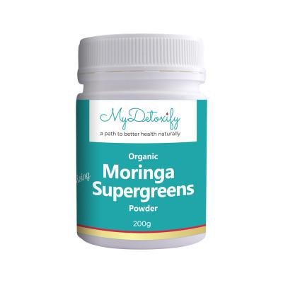 Mydetoxify Organic Moringa Alk Supergreens Powder 200g