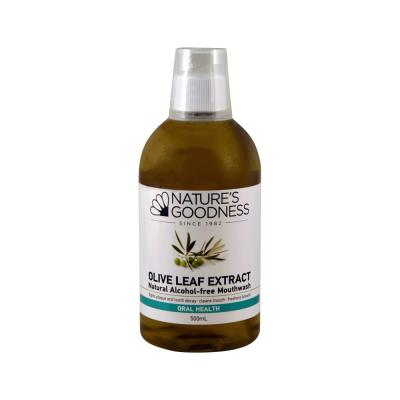 Nat Goodness Mouthwash Olive Leaf Extract 500ml