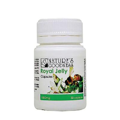 Nat Goodness Royal Jelly Capsules 1000mg 30c