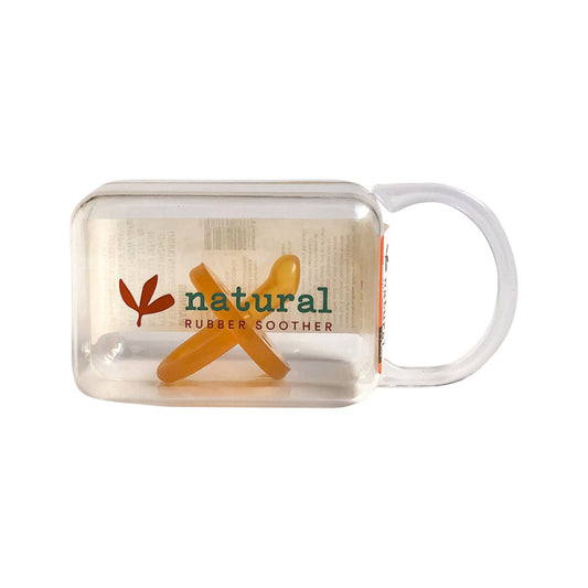 Nat Rubber Soother Orthodont Dummy Small In Reusable Storer
