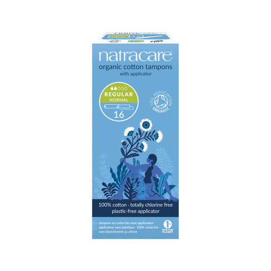 Natracare Tampons Org Cotton Regular W Applicator X 16 Pack