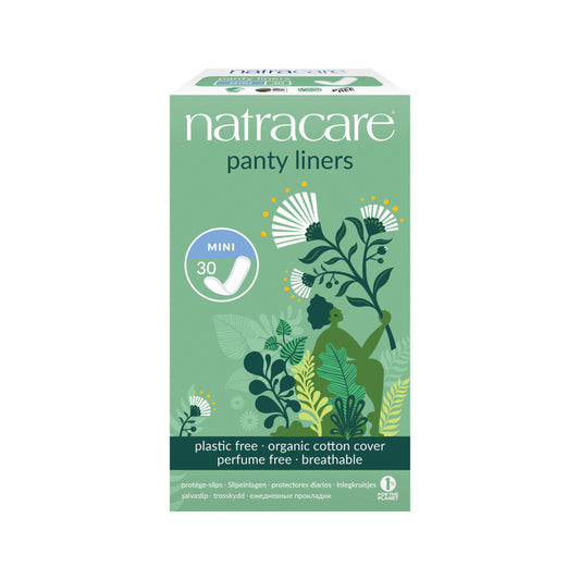 Natracare Panty Liners W Org Cotton Cover Mini X 30 Pack