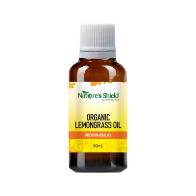 Natures Shield Organic Essential Oil Lemongrass 50ml