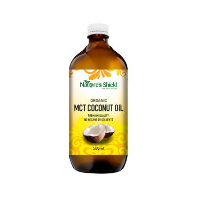 Natures Shield Organic Mct Coconut Oil 500ml
