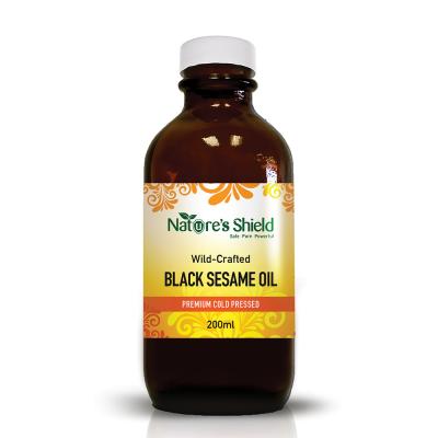 Nature's Shield Wild Crafted Black Sesame Oil 200ml