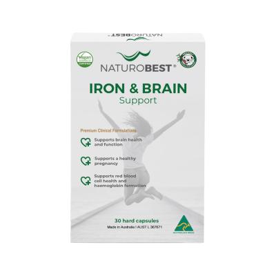 Naturobest Iron & Brain Support 30c