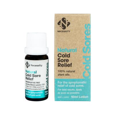 Necessity Natural Cold Sore Relief Lotion 10ml  Sell Through