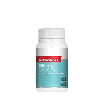 Nutralife Bilberry 10,000 Plus 30t
