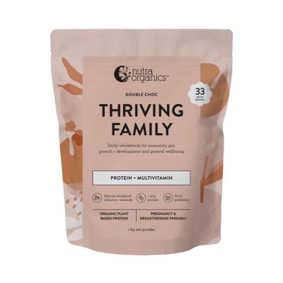 Nutra Naturals Thriving Family Protein Double Choc 1kg
