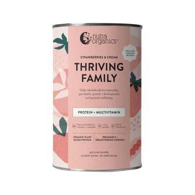 Nutra Org Org Protein Thriving Family Strawberries Cream 1kg