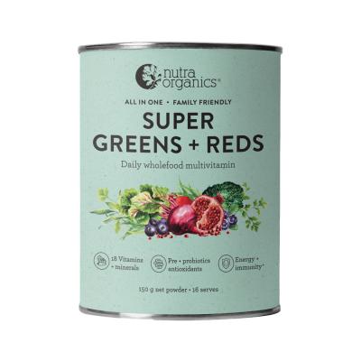 Nutra Org Org Super Greens Plus Reds 150g